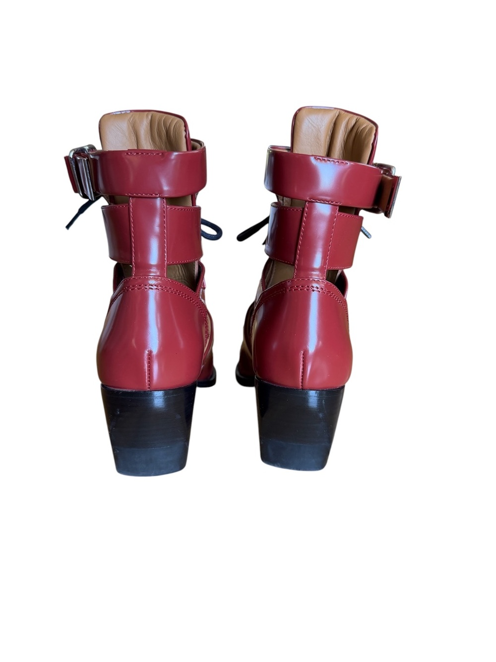 Chloe Rylee Cutout Motorcycle/Combat Boot EU 38.5 - Picture 4 of 8